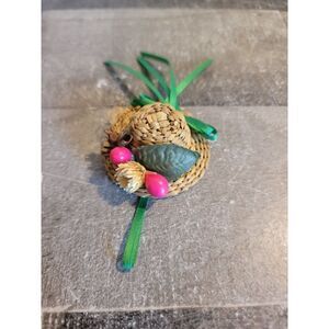 Handmade‎ mini floral hat ornament Xmas Decor bow